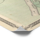 Plan van La Fayette met Battle Ground City Poster (Hoek)