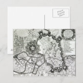 Plan van Lissabon, 1736 Briefkaart (Voorkant / Achterkant)