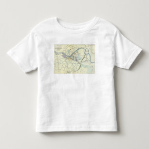 Plan van Lucknow waarin de Verrichtingen worden ge Kinder Shirts