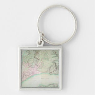 Plan van New York, 1776 Sleutelhanger