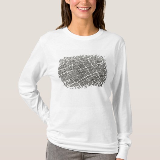 Plan van Parijs, bekend als het "Plan de Turgot" T-shirt (Voorkant)