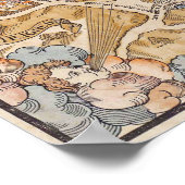 Plan van Parijs door Truschet en Hoyau Circa 1550 Poster (Hoek)