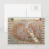 Plan van Parijs, in chronologische volgorde Briefkaart (Voorkant / Achterkant)