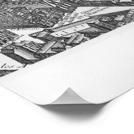 Plan van Parijs Poster (Hoek)