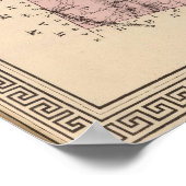 Plan van Rutland Vermont Poster (Hoek)