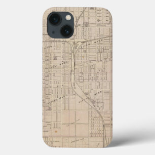 Plan van Terre Haute, Co van Vigo iPhone 13 Hoesje