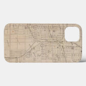 Plan van Terre Haute, Co van Vigo Case-Mate iPhone Case (Achterkant (horizontaal))