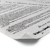 Plan van Washington DC Poster (Hoek)