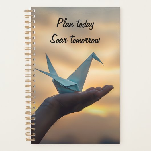 Plan vandaag Soar Morgen Gepersonaliseerde Planner (Voorkant)