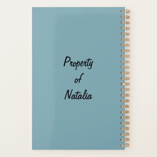 Plan vandaag Soar Morgen Gepersonaliseerde Planner (Achterkant)