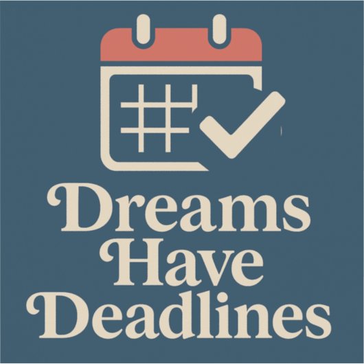 Plan vet, droom luid sticker (Voorkant)