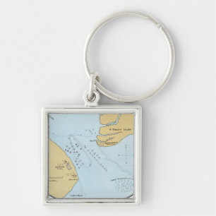 Plan voor de aanval op de zee en de vangst van de  sleutelhanger