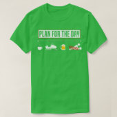 Plan voor de Dag Funny Snowmobile T-shirt (Design voorkant)