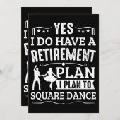 Plan voor de vervroegde uittreding in het vierkant kaart (Voorkant / Achterkant)