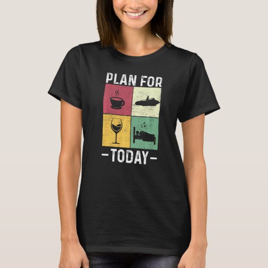 Plan voor vandaag de schamele  het Dokken van het  T-shirt (Voorkant)