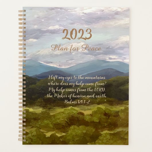 Plan voor vredesplanning 2023 planner (Voorkant)