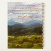 Plan voor vredesplanning 2023 planner (Achterkant)