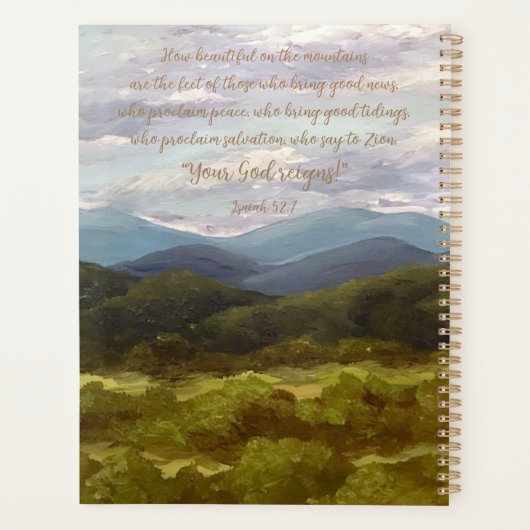 Plan voor vredesplanning 2023 planner (Achterkant)