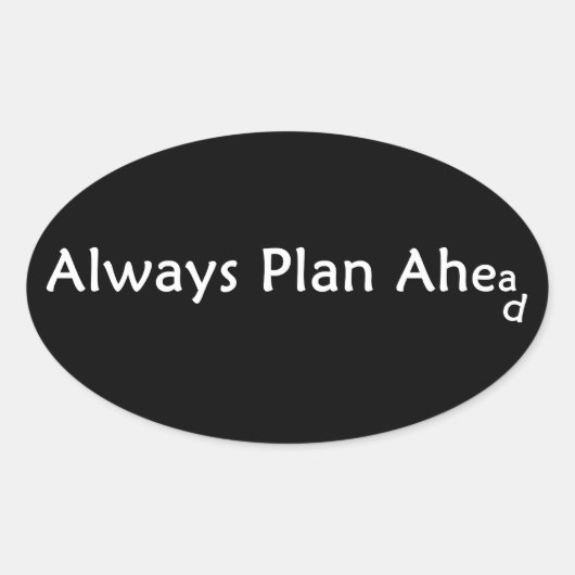 Plan vooruit Stickers (Voorkant)