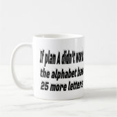 Plan werkte niet Motivatie offerte Koffiemok (Links)