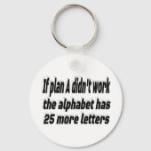 Plan werkte niet Motivatie offerte Sleutelhanger (Voorkant)