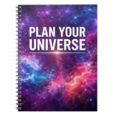 Plan Your Universe Galaxy Planner Notitieboek (Voorkant)
