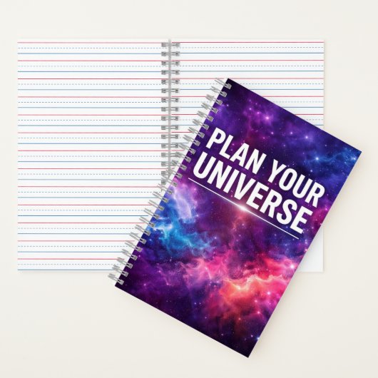 Plan Your Universe Galaxy Planner Notitieboek (Binnen)