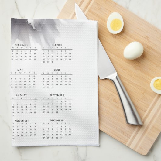 Plan your year in style with this 2026 calendar theedoek (Quarter Fold)