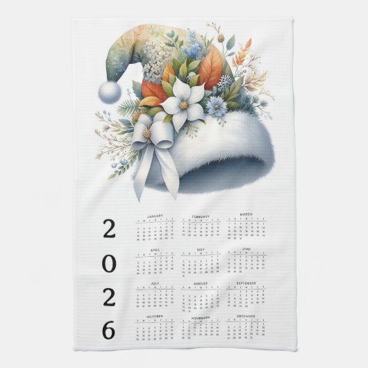 Plan your year in style with this 2026 calendar theedoek (Verticaal)