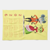 Plan your year in style with this 2026 calendar theedoek (Horizontaal)