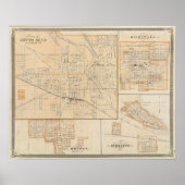 Plan Zuidbocht met Mishawaka Poster (Voorkant)