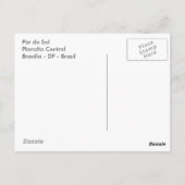 Planalto Central Briefkaart (Achterkant)