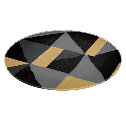 Planche à Découper en Verre Géométrie Moderne Snijplank (Hoek)