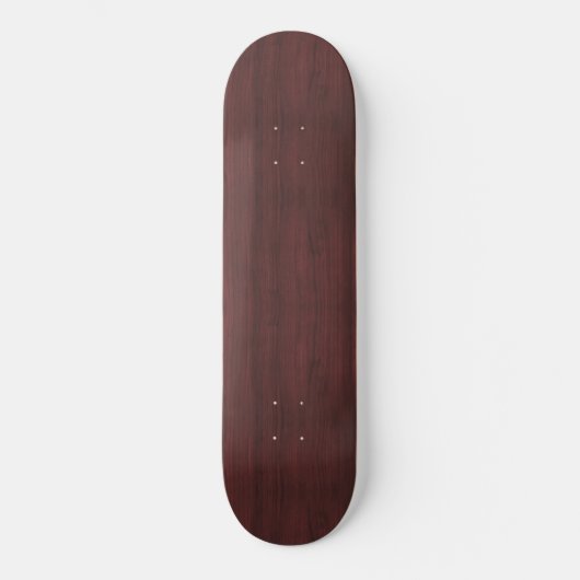 planche à roulette bois acajou foncé persoonlijk skateboard (Voorkant)