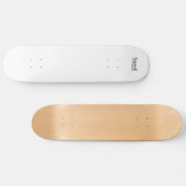 Planche Blanche Steel-Skateboard Persoonlijk Skateboard (Horizontaal)