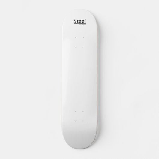 Planche Blanche Steel-Skateboard Persoonlijk Skateboard (Voorkant)