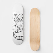 Planche de schaats chat du Cheshire Alice Persoonlijk Skateboard (Voorkant)
