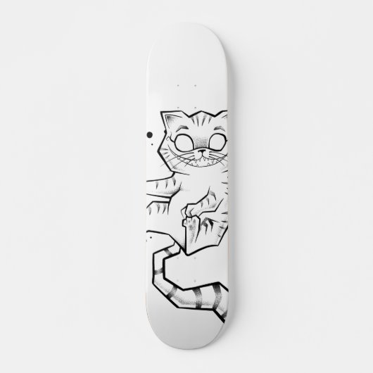 Planche de schaats chat du Cheshire Alice Persoonlijk Skateboard (Voorkant)