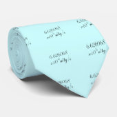 Planck constant stropdas (Opgerold)