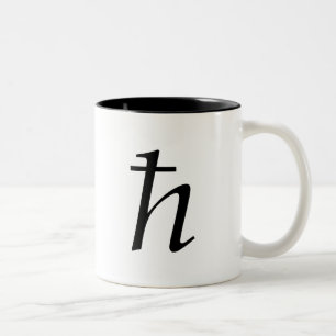 Planck's Constant (gereduceerd) Tweekleurige Koffiemok