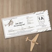  Plane Birthday Boarding Pass Ticket Kaart