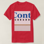 Plane Continental Airlines T-shirt (Design voorkant)