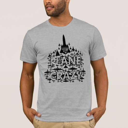 Plane Crazy -23 T-shirt (Voorkant)