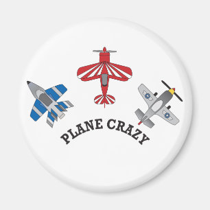 Plane Crazy Magneet