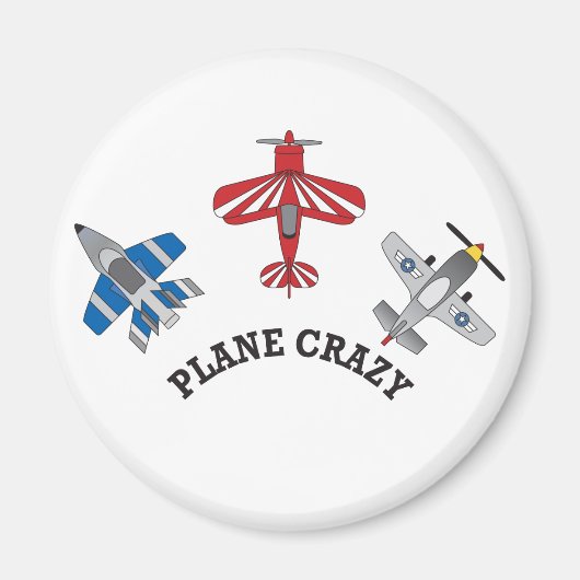 Plane Crazy Magneet (Voorkant)