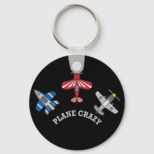 Plane Crazy Sleutelhanger (Voorkant)