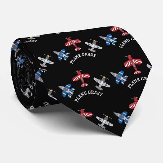 Plane Crazy Stropdas (Opgerold)