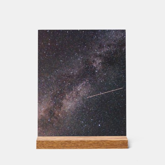 Plane crossing the Milky Way (2024) Acryl Bord (Voorkant)