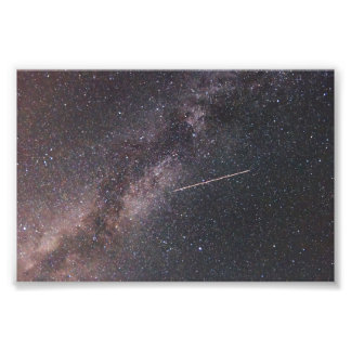 Plane crossing the Milky Way (2024) Foto Afdruk