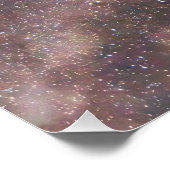 Plane crossing the Milky Way (2024) Perfect Poster (Hoek)